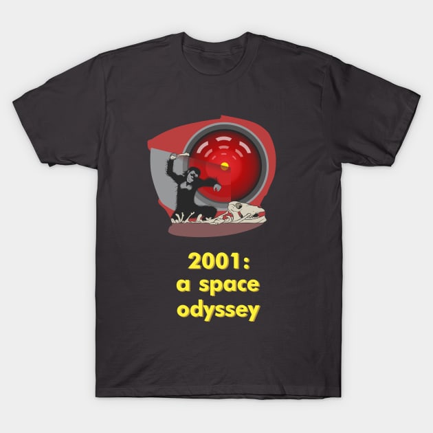 2001: thinking in a space odyssey T-Shirt by atizadorgris